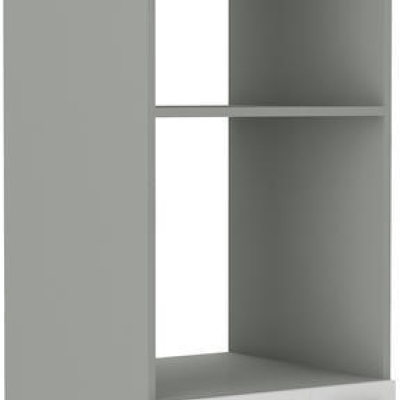 ULLERIKE beépített készülékszekrény - szélesség 60 cm, fehér / szürke