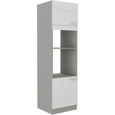 ULLERIKE beépített készülékszekrény - szélesség 60 cm, fehér / szürke
