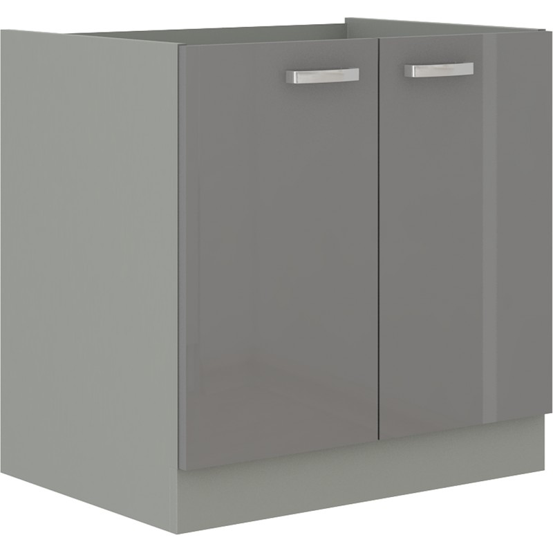 ULLERIKE mosdószekrény - szélesség 80 cm, szürke