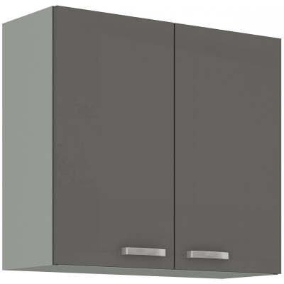 ULLERIKE felső konyhaszekrény - szélesség 80 cm, szürke