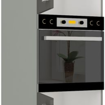 ULLERIKE konyhaszekrény beépített sütőhöz - szélesség 60 cm, szürke