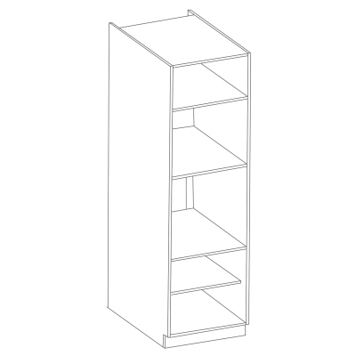 ULLERIKE beépített készülékszekrény - szélesség 60 cm, szürke