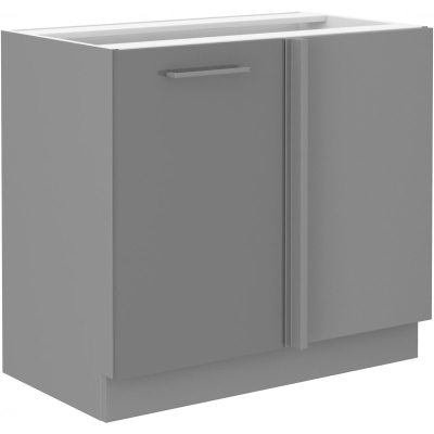 ULLERIKE bővíthető sarokszekrény - szélesség 105 cm, szürke