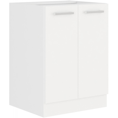 Alsó kétajtós szekrény EDISA - szélesség 60 cm, fehér