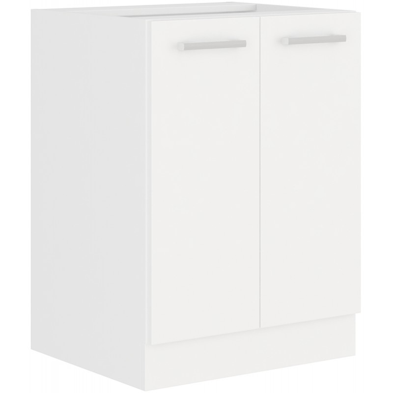 Alsó kétajtós szekrény EDISA - szélesség 60 cm, fehér