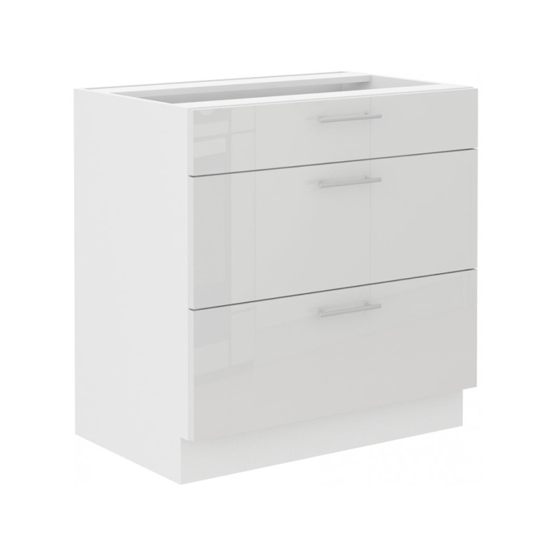 LAJLA alsó fiókos szekrény - szélesség 80 cm, fehér