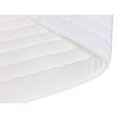 Boxspring ágy 120x200 MADENA - fekete műbőr + fedőlap és LED világítás INGYENES