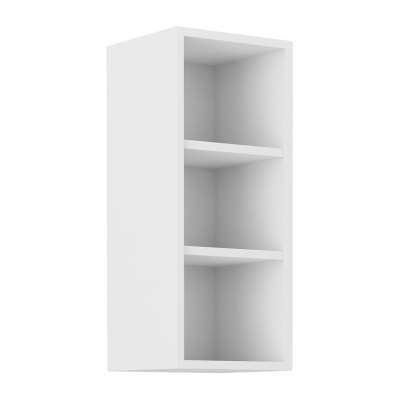LAJLA felső nyitott szekrény - szélesség 30 cm, fehér