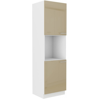 LAJLA beépített sütőhöz való konyhaszekrény - szélesség 60 cm, cappuccino / fehér