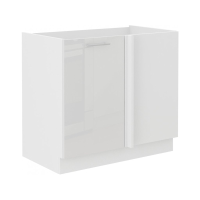 LAJLA bővíthető sarokszekrény - szélesség 105 cm, fehér