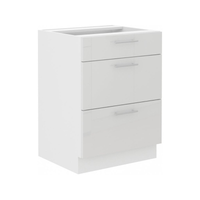 LAJLA fiókos szekrény - szélesség 60 cm, fehér