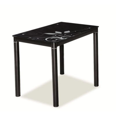 Kis étkezőasztal HAJK 1 - 80x60, fekete