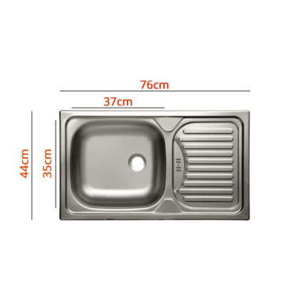 Konyha 260/260 cm RONG 4 - szürke / fényes szürke + LED, mosogató és tálalószekrény INGYENES
