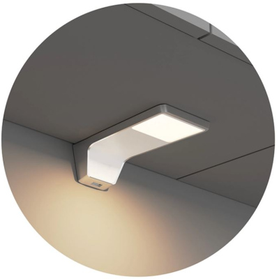 Modern konyha 240/240 cm LED világítással TAO 2 - fekete / fehér