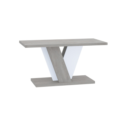 ANDREJ design dohányzóasztal - beton / fehér