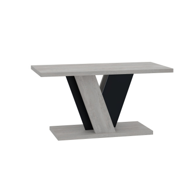 ANDREJ design dohányzóasztal - beton / fekete