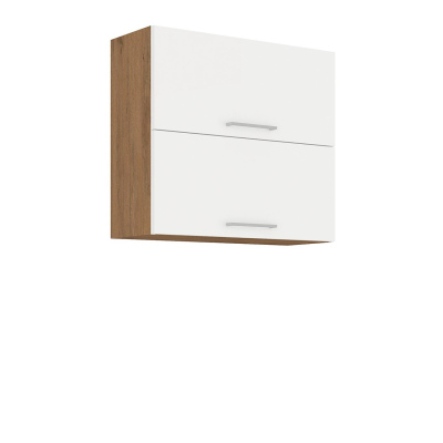 270/270 cm-es ZHILAN 3 konyhaszekrény - lancelot tölgy / matera + LED, mosogató és munkalap INGYENES