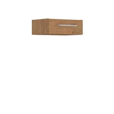 270/270 cm-es ZHILAN 3 konyhaszekrény - lancelot tölgy / matera + LED, mosogató és munkalap INGYENES