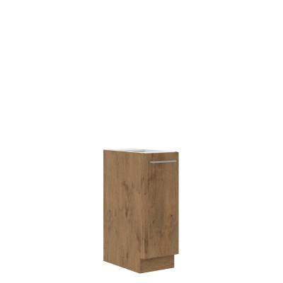 270/270 cm-es ZHILAN 3 konyhaszekrény - lancelot tölgy / matera + LED, mosogató és munkalap INGYENES