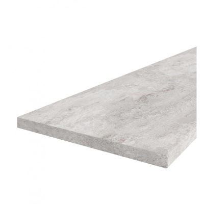 Konyhapult JAIDA 3 - 200x60x3,8 cm, kalcit szürke