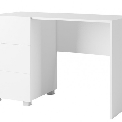 CHEMUNG íróasztal - fehér / fényes fehér