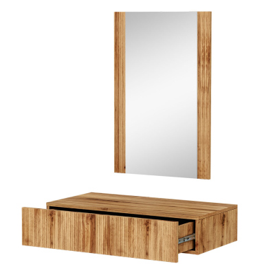 HAER fésülködőasztal tükörrel - wotan tölgy
