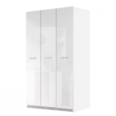 RENI gyerekszobai ruhásszekrény - szélesség 120 cm, fehér