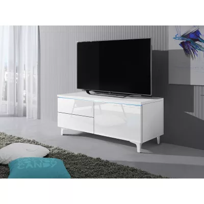 DESANA 2P TV-állvány - szélesség 100 cm, fehér