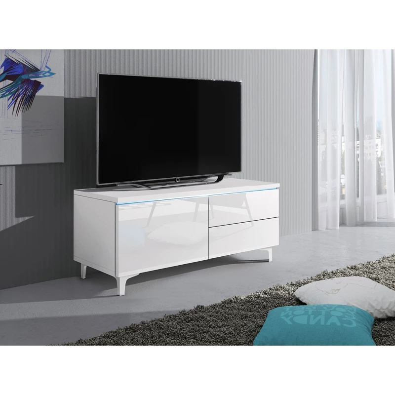 DESANA 2L TV-állvány - szélesség 100 cm, fehér