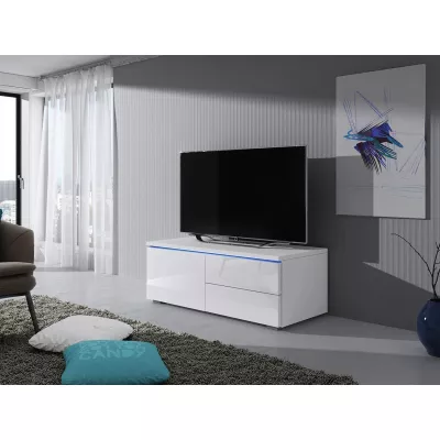 DESANA 1L TV-állvány - szélesség 100 cm, fehér