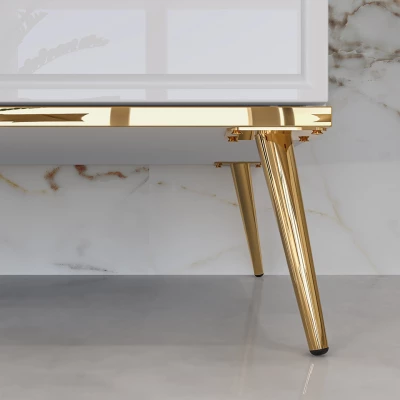 Kétajtós AIKE szekrény - szélesség 92 cm, fehér