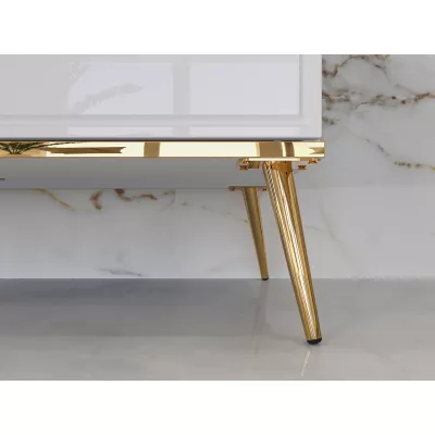 Kétajtós AIKE szekrény - szélesség 92 cm, fehér