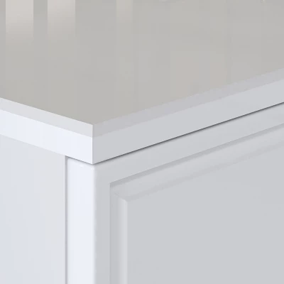 AIKE kombinált fiókos szekrény - szélesség 160 cm, fehér