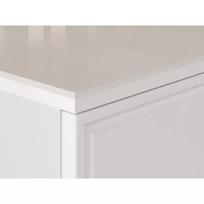 AIKE kombinált fiókos szekrény - szélesség 120 cm, fehér