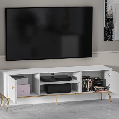 TV állvány AIKE - fehér