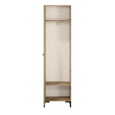 Magas előszobaszekrény BEDA - szélesség 55 cm, műfüves tölgy