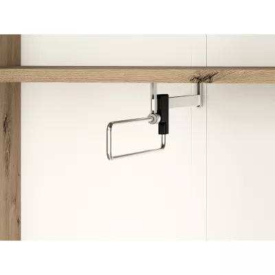 Magas előszobaszekrény BEDA - szélesség 55 cm, műfüves tölgy