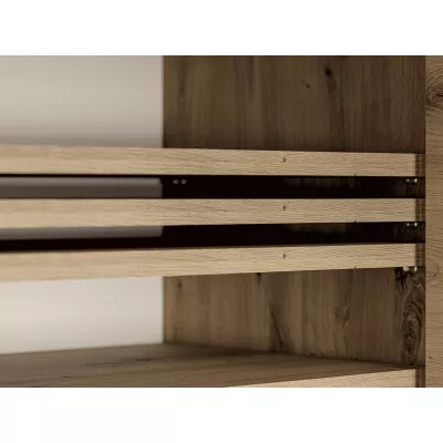 BEDA kombinált cipősszekrény - artisan tölgyfa
