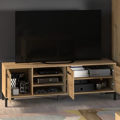 BEDA TV-állvány - artisan tölgyfa