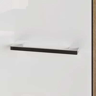 Kétajtós szekrény ALIZA - szélesség 92 cm, castello tölgy / fehér