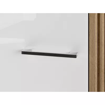 Kétajtós szekrény ALIZA - szélesség 92 cm, castello tölgy / fehér