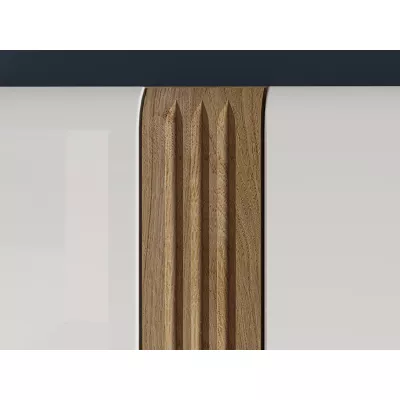 Kétajtós szekrény ALIZA - szélesség 92 cm, castello tölgy / fehér