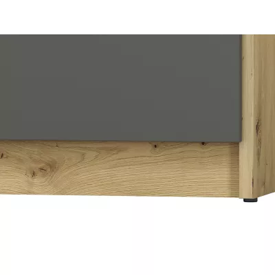 KARIS kombinált polcrendszer - fehér / antracit / artisan tölgy