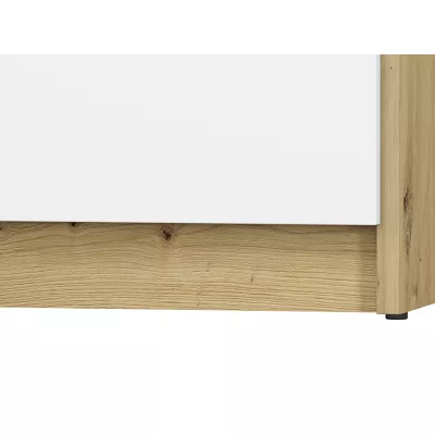 KARIS ajtós és fiókos polc - fehér / antracit / artisan tölgy