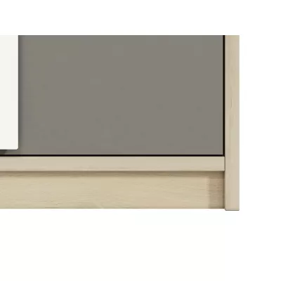 INNES kombinált polcrendszer - fjord bükk / fehér / platina szürke