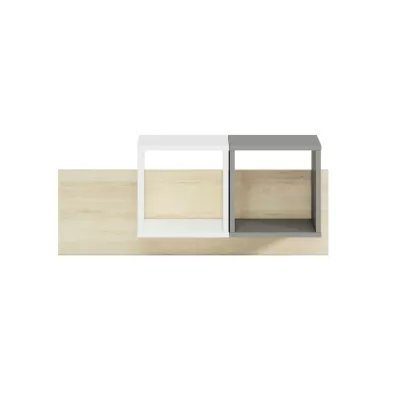 INNES függő polc - platina szürke
