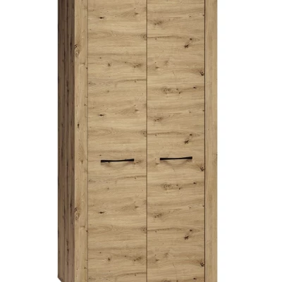 Szekrény DIANDRA - szélessége 92 cm, artisan tölgy