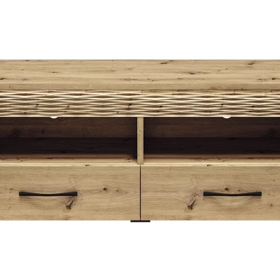 TV állvány DIANDRA - artisan tölgy
