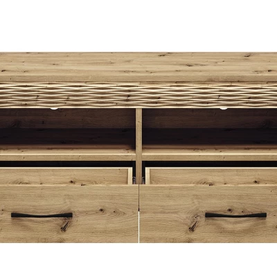 TV állvány DIANDRA - artisan tölgy