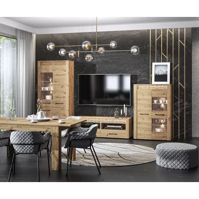 TV állvány DIANDRA - artisan tölgy